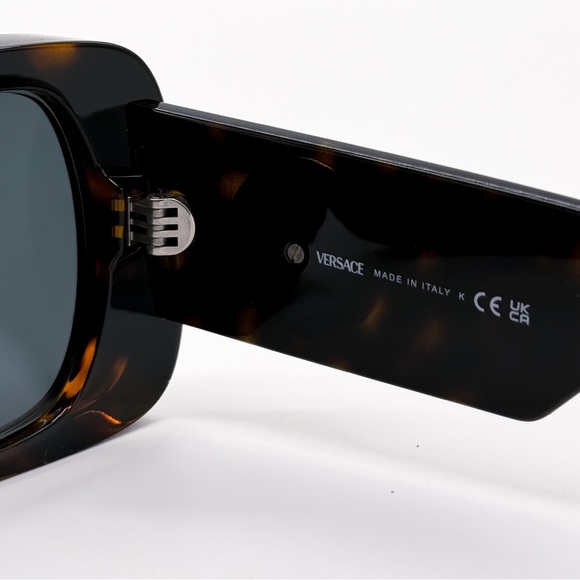 NEW VERSACE VE4473U 108/87 WOMEN HAVANA SQUARE SUNGLASSES VERSACE MOD 4473U - Picture 8 of 9